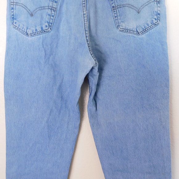 Vintage 90s 1999 Levi's Jeans Size 36 x 32 550 Casual Faded Denim 5 Pocket Blue - Picture 16 of 16